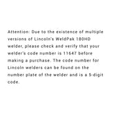10 ft MIG Gun w/ Bonus Kit fit Lincoln WeldPak 180HD WeldPak 180 HD 11647 Welder